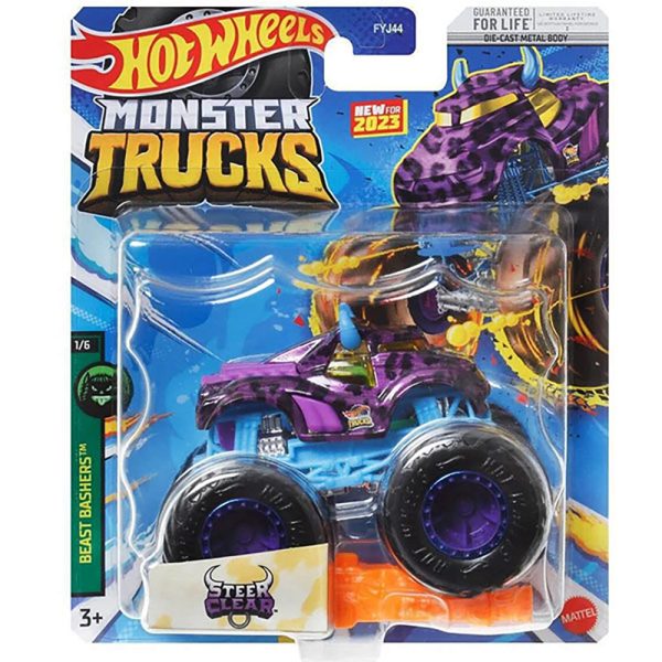 Masinuta Hot Wheels Monster Truck, Steer Clear, HLR86