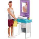 Set de joaca Barbie, Mobilier si papusa Ken FYK53
