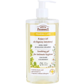 Green Pharmacy Pharma Care Oak Bark Chamomile gel calmant pentru igiena intima