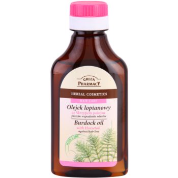 Green Pharmacy Hair Care Horsetail ulei din brusture impotriva caderii parului