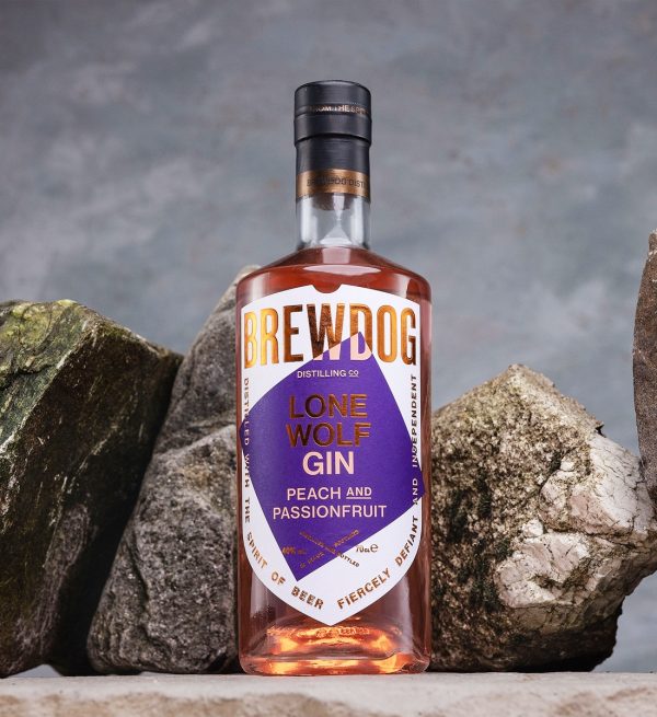 Gin Brewdog Lone Wolf - Peach and Passion Fruit - 0.7L