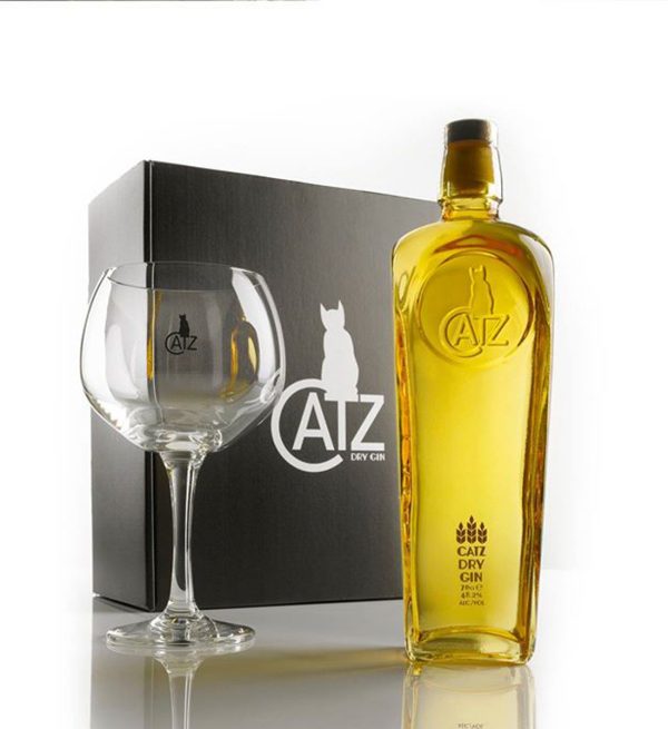 Gin Catz Dry Gift Set 0.7L