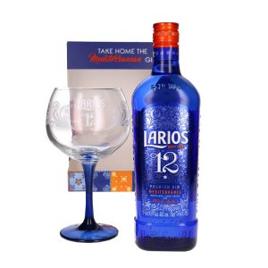 Gin Larios Premium Gin Mediterranea 12 Botanicals Gift Set 0.7L