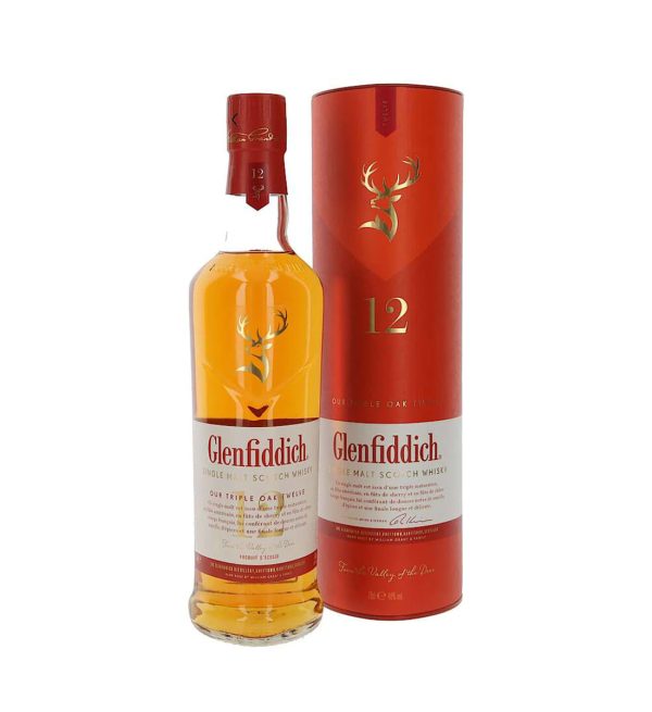 Glenfiddich Whisky Triple Oak 12 ani Cutie 0.7L