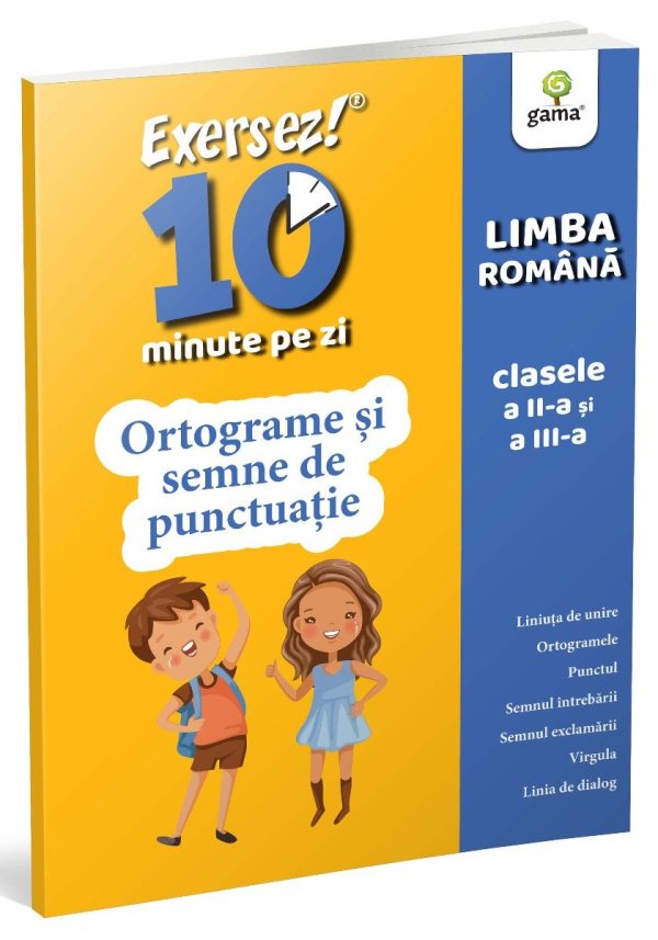 Ortograme si semne de punctuatie, Exersez 10 min pe zi