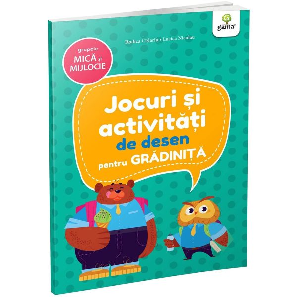 Carte Editura Gama, Jocuri si activitati de desen pentru gradinita grupa mica si mijlocie