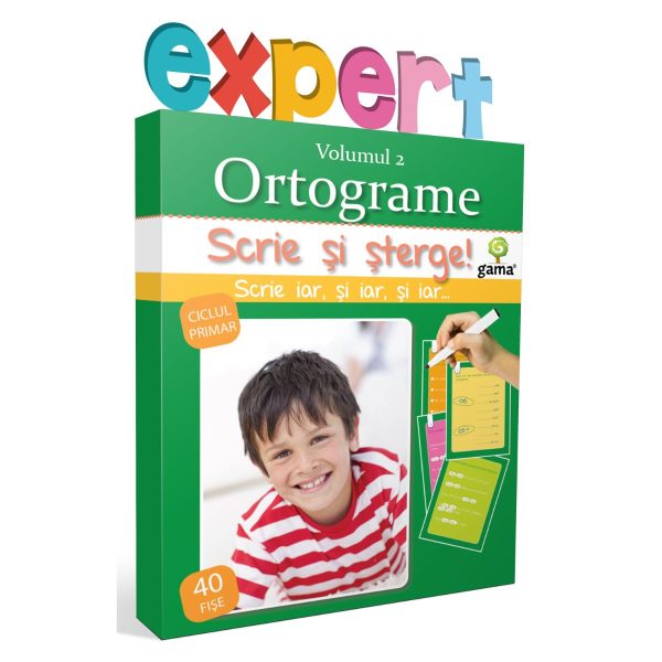 Ortograme, scrie si sterge, vol. 2, ciclul primar