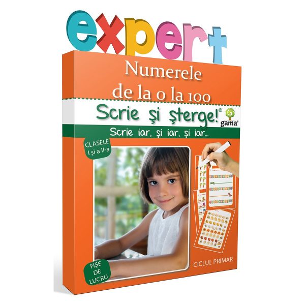 Editura Gama, Scrie si sterge Expert Matematica, Numerele 0-100
