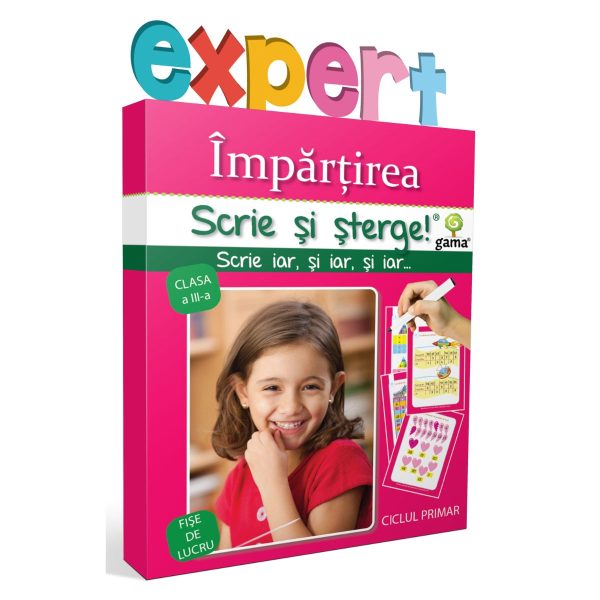 Impartirea, scrie si sterge, clasa a III-a