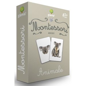 Editura Gama, Carti de joc educative Montessori Seria 1, Asocieri, Animale