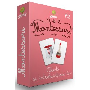Editura Gama, Carti de joc educative Montessori Seria 3, Obiecte si intrebuintarea lor