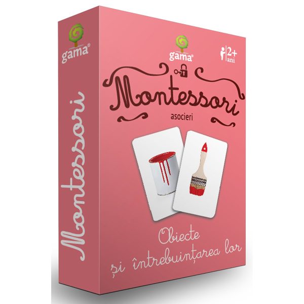Editura Gama, Carti de joc educative Montessori Seria 3, Obiecte si intrebuintarea lor