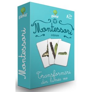 Editura Gama, Carti de joc educative Montessori Seria 3, Transformari din lumea vie