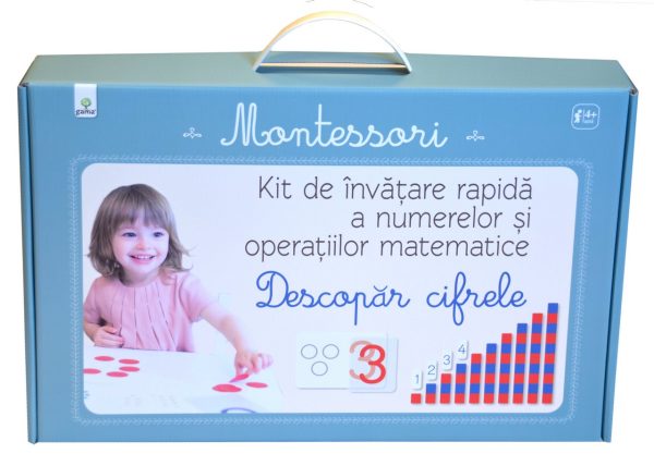 Descopar cifrele. Kit de invatare rapida a numerelor si operatiilor matematice, Montessori