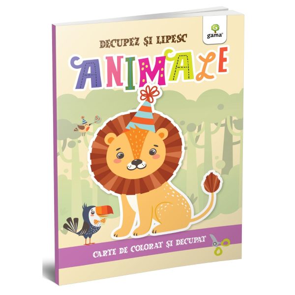 Animale. Colorez, decupez si lipesc!