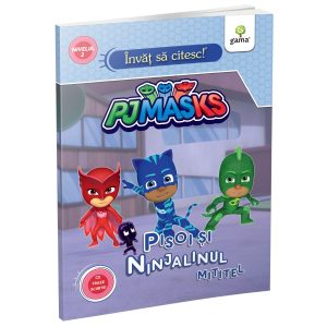 Pisoi si ninjalinul mititel, invat sa citesc!