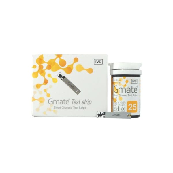 Teste glicemie (25 teste/flacon x 2 flacoane), 50 teste, Gmate