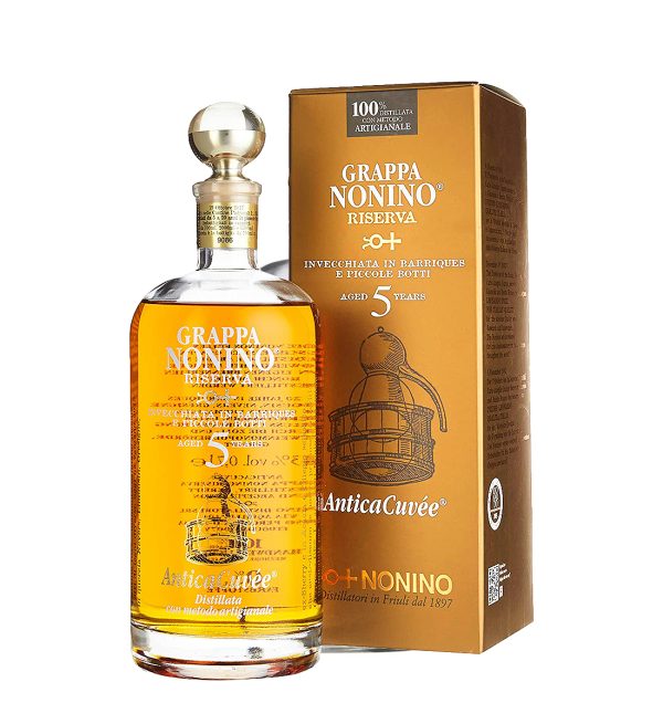 Nonino Antica Cuvee Grappa Riserva Di Nonino In Barriques 5 Ani 0.7L