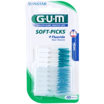 G.U.M Soft-Picks +Fluoride scobitoare mare
