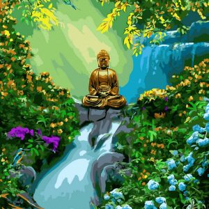 Set Pictura pe numere, Acuarello, Buddha