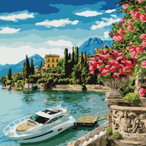 Set Pictura pe numere, Acuarello, Coasta de azur