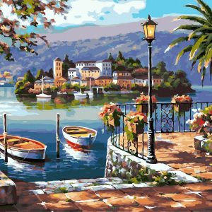 Set Pictura pe numere, Acuarello, Vacanta la mare