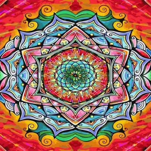 Set Pictura pe numere, Acuarello, Mandala iubirii
