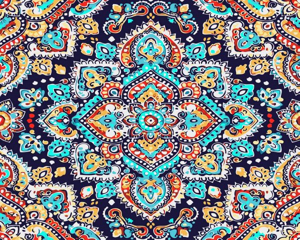 Set Pictura pe numere, Acuarello, Mandala energiei pozitive