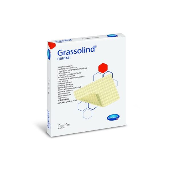 Pansament cu unguent Grassolind 10x10cm, 10 bucati, HartMann