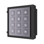 Modul tastatura HikVision DS-KD-KP, Pentru interfon modular, 12 Taste iluminate, Embedded Linux