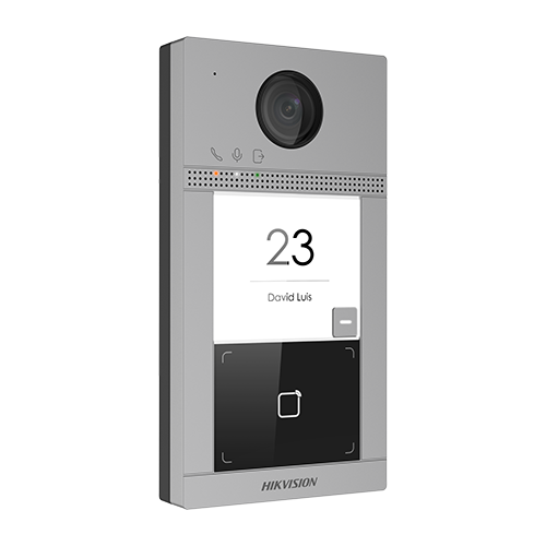 Panou exterior videointerfon DS-KV8113-WME1, Control acces integrat, Distanta IR 3 metri, Camera 2 MP, Rezolutie 1080P