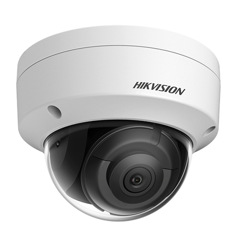 Camera de supraveghere IP HikVision AcuSense, Rezolutie 4.0 MP, Lentila 2.8 mm, Distanta IR 30 m, Unghi de vizualizare 103°, Algoritm Deep Learning