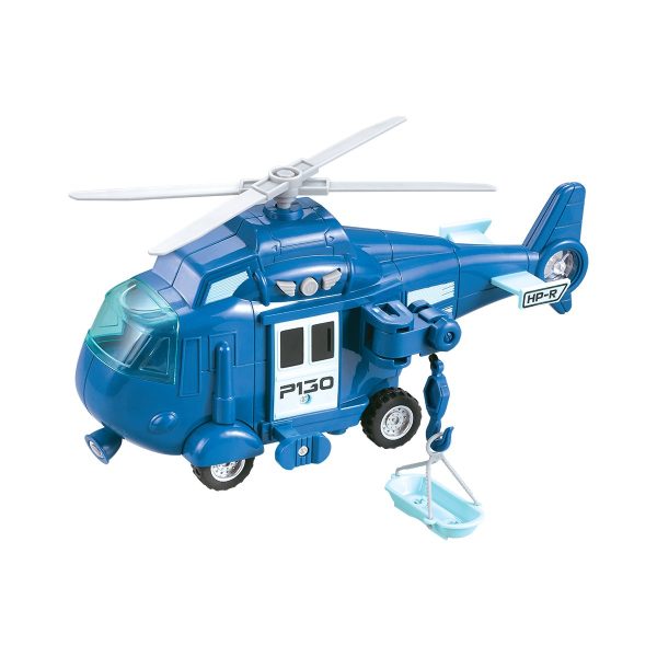 Elicopter cu lumini si sunete Cool Machines, Albastru