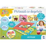 Set de pictura Micul Artist, Picteaza cu degetele animalele