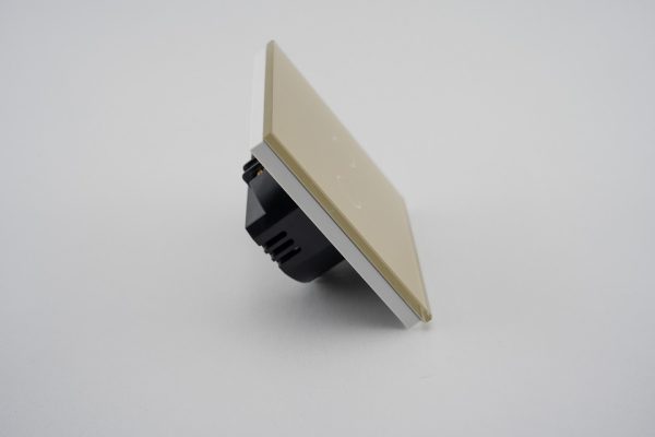 Intrerupator Dublu cu Touch din Sticla LUXION, 500W