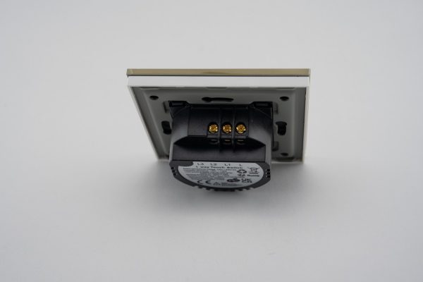 Intrerupator Dublu cu Touch din Sticla LUXION, 500W