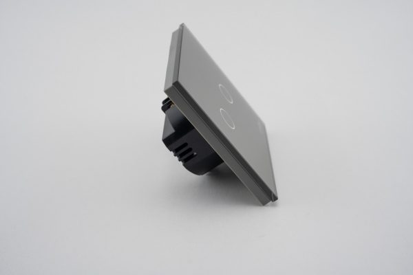 Intrerupator Dublu cu Touch din Sticla LUXION, 500W