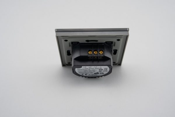Intrerupator Dublu cu Touch din Sticla LUXION, 500W