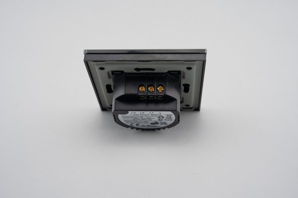 Intrerupator Dublu cu Touch din Sticla LUXION, 500W