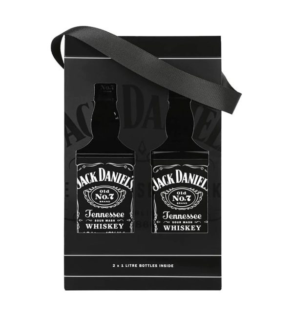 Jack Daniel's Old No 7 Whiskey Twin Pack 2x1L