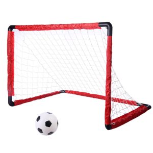 Set poarta pliabila si minge de fotbal King Sport