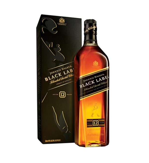 Johnnie Walker Black Label Whisky 12 ani 1L