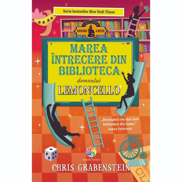 Carte Editura Corint, Lemoncello vol. 3 Marea intrecere din biblioteca domnului Lemoncello, Chris Grabenstein