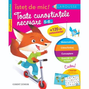 Carte Editura Corint, Istet de mic! Pregatirea prescolarului. Toate cunostintele necesare 5-6 ani, Guy Blandino