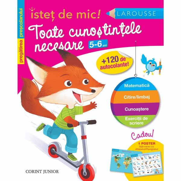Carte Editura Corint, Istet de mic! Pregatirea prescolarului. Toate cunostintele necesare 5-6 ani, Guy Blandino