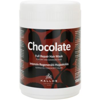 Kallos Chocolate Repair masca pentru regenerare pentru păr uscat și deteriorat