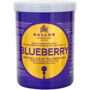 Kallos Blueberry masca revitalizanta pentru par uscat, deteriorat si tratat chimic