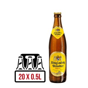 Konig Ludwig Weissbier Hell BAX 20 st. x 0.5L