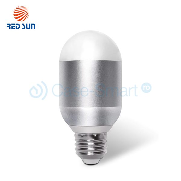 Bec LED wifi oval RGB Red Sun, control de pe aplicatie mobila Red Sun RS-P110-5W