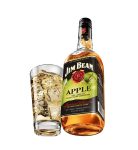 Jim Beam Lichior Apple Gift Set 0.7L
